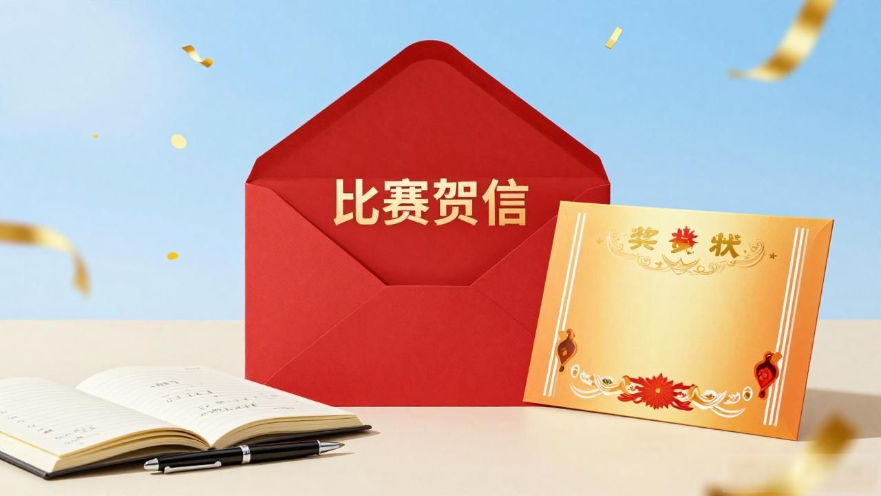 比賽賀信范文